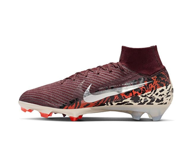 NIKE ZM SUPERFLY 10 ELITE FG NU3 Erkek Çim Zemin Kramponu IO8438-661 Kırmızı