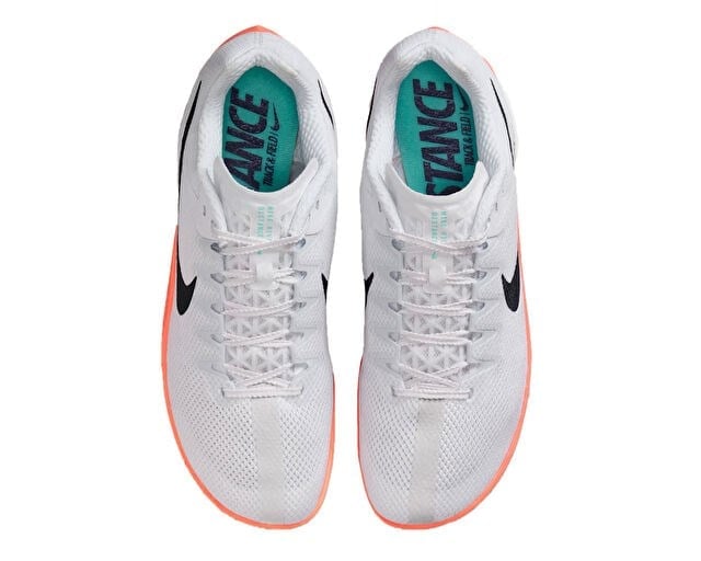 NIKE ZOOM RIVAL DISTANCE Erkek Atletizm Çivili Koşu Ayakkabısı FZ9653-101 Beyaz