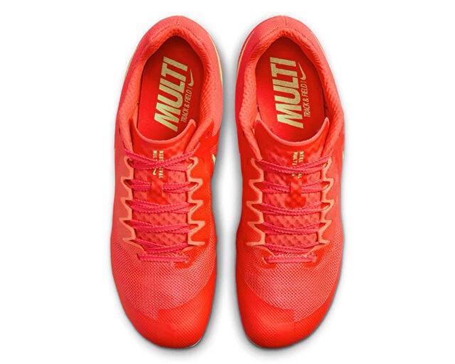 NIKE ZOOM RIVAL MULTI Genç Atletizm Çivili Koşu Ayakkabısı FZ9664-600 Kırmızı
