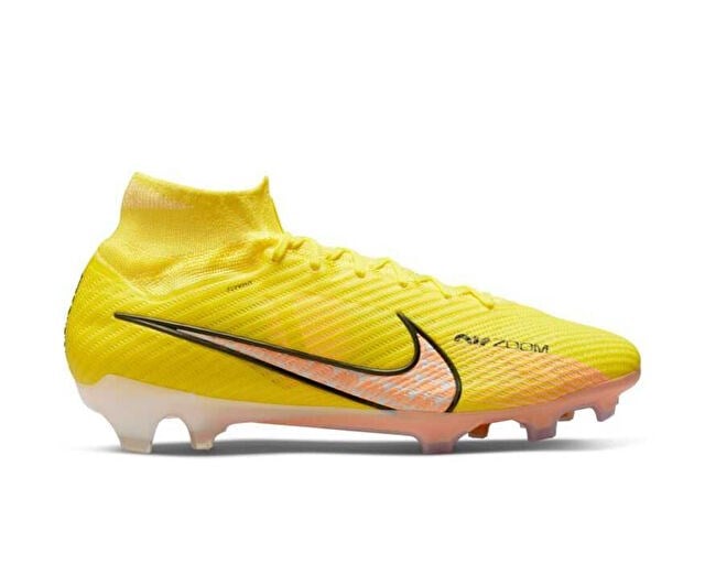 NIKE ZOOM SUPERFLY 9 ELITE FG Erkek Çim Zemin Kramponu DJ4977-780 Sarı
