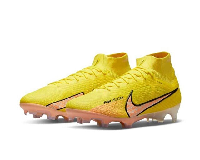 NIKE ZOOM SUPERFLY 9 ELITE FG Erkek Çim Zemin Kramponu DJ4977-780 Sarı