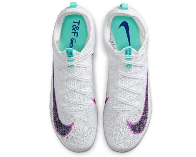 NIKE ZOOM SUPERFLY ELITE 2 FK Unisex Atletizm Çivili Koşu Ayakkabısı FZ9662-101 Beyaz