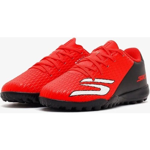 Skechers 252164L-RDBK Skx_2 Jr Youth Tf Çocuk Halı Saha Kramponu