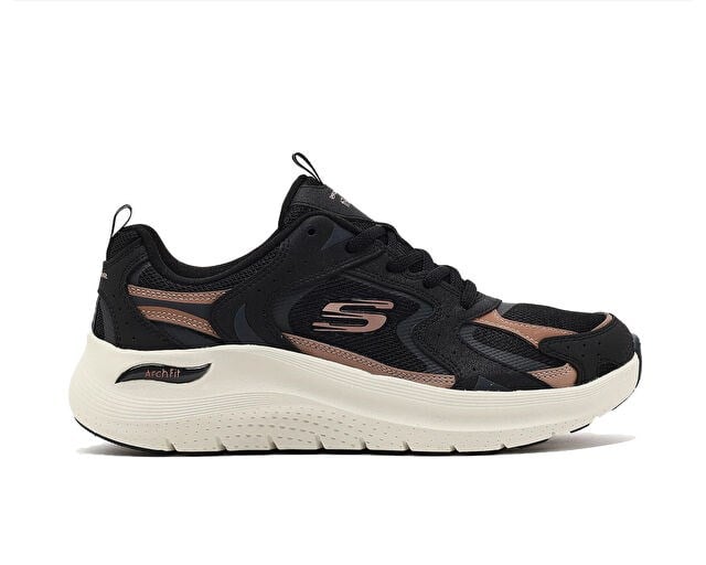 SKECHERS ARCH FIT 2.0 VINTAGE LUXE Kadın Günlük Ayakkabı 150332TK-BKRG Siyah