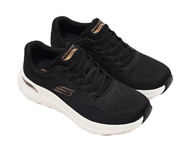 SKECHERS ARCH FIT 2.0 BIG LEAGUE Kadın Günlük Ayakkabı 150051TK-BKRG Siyah