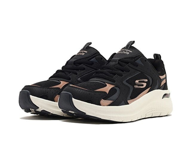 SKECHERS ARCH FIT 2.0 VINTAGE LUXE Kadın Günlük Ayakkabı 150332TK-BKRG Siyah