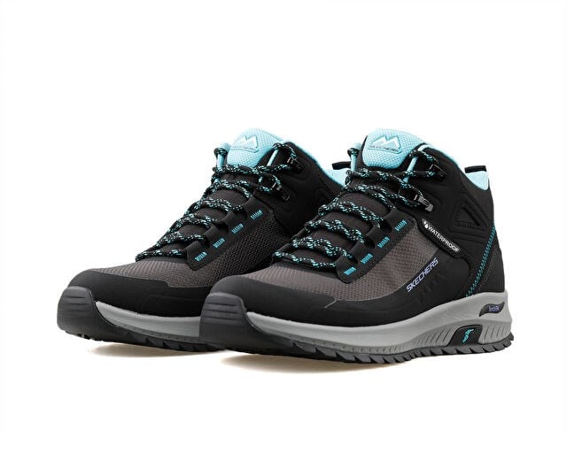 SKECHERS ARCH FIT DISCOVER Kadın Outdoor Botu 180086-BKBL Siyah