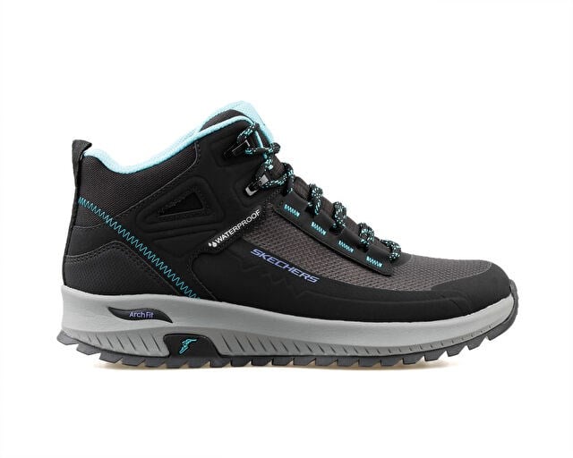 SKECHERS ARCH FIT DISCOVER Kadın Outdoor Botu 180086-BKBL Siyah