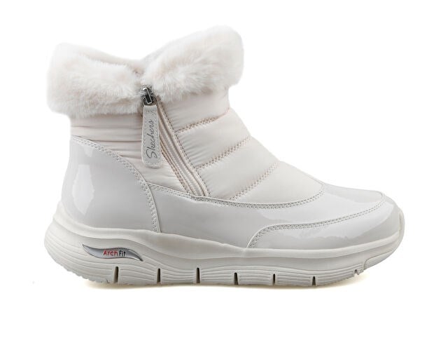 SKECHERS ARCH FIT SMOOTH COOL PUFF Kadın Kar Botu 167252-WWHT Krem