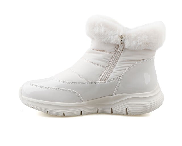 SKECHERS ARCH FIT SMOOTH COOL PUFF Kadın Kar Botu 167252-WWHT Krem
