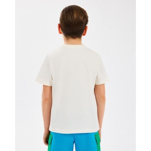 Skechers B Graphic Tee T-Shirt Büyük Erkek Çocuk Offwhite Tshirt Sk2510028-102