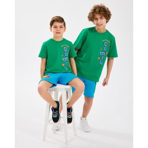 Skechers B Lw Fleece Short Büyük Erkek Çocuk Mavi Şort SK2510046-315