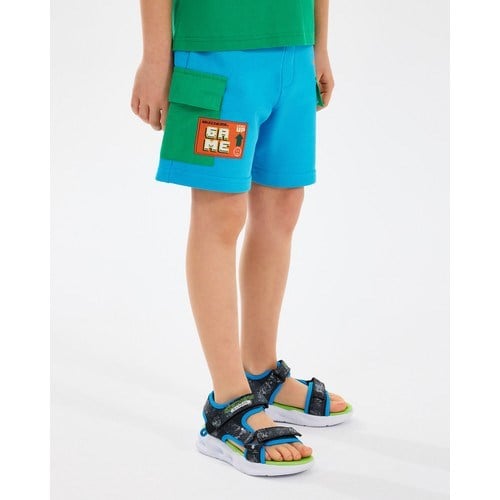 Skechers B Lw Fleece Short Büyük Erkek Çocuk Mavi Şort SK2510046-315