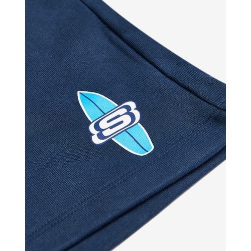 Skechers B Lw Fleece Sweatshort Büyük Erkek Çocuk Lacivert Şort SK2510131-410