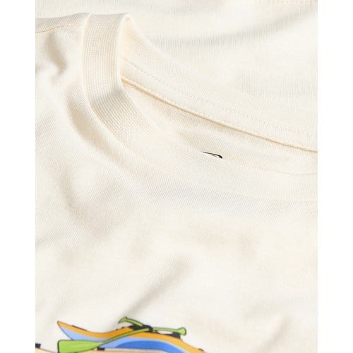 Skechers B Short Sleeve Regular Fit T-Shirt Büyük Erkek Çocuk Offwhite Tshirt Sk2510102-102