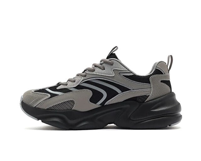 SKECHERS BOBS BAMINA 2 Erkek Günlük Ayakkabı 118326-GYBK Gri