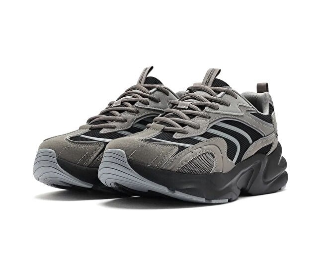 SKECHERS BOBS BAMINA 2 Erkek Günlük Ayakkabı 118326-GYBK Gri
