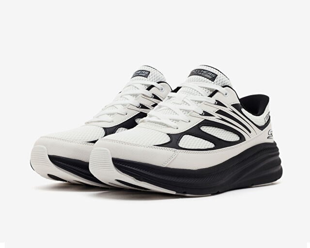 SKECHERS BOBS SKILLZ Erkek Günlük Ayakkabı 118432-WBK Beyaz