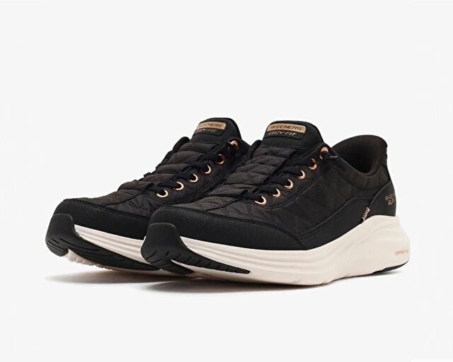 SKECHERS CONTOUR FOAM - GOLDEN HOUR Kadın Günlük Ayakkabı 150413-BKRG Siyah