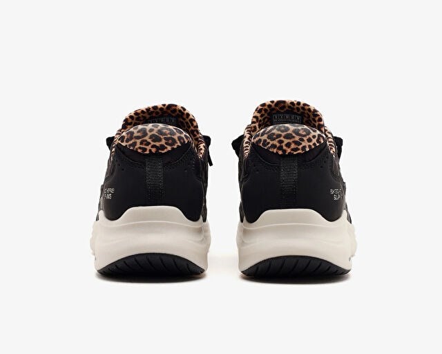 SKECHERS CONTOUR FOAM-LEOPARD DREAM Kadın Günlük Ayakkabı 150419-BLK Siyah