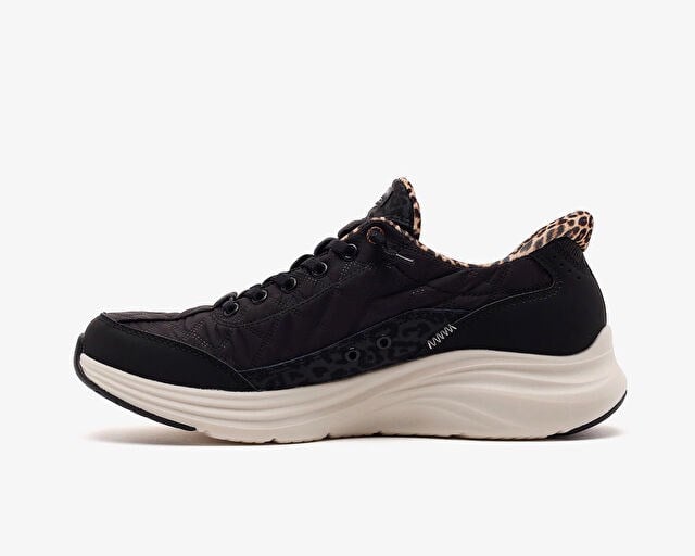 SKECHERS CONTOUR FOAM-LEOPARD DREAM Kadın Günlük Ayakkabı 150419-BLK Siyah