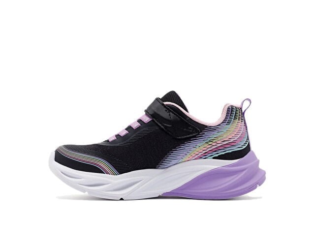 SKECHERS COSMIC GLOW RAINBOW BEAM Çocuk Günlük Işıklı Ayakkabı 303709L-BKMT Siyah