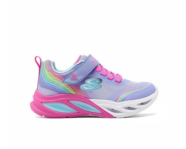 SKECHERS COSMIC GLOW RAINBOW BEAM Çocuk Günlük Işıklı Ayakkabı 303709L-LVMT Mor