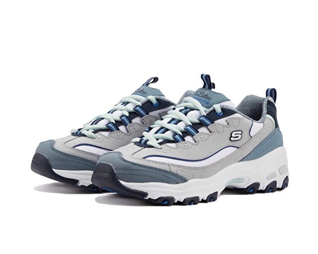 SKECHERS D'LITES - COOL CHANGE Kadın Günlük Ayakkabı 13143-GYBL Gri