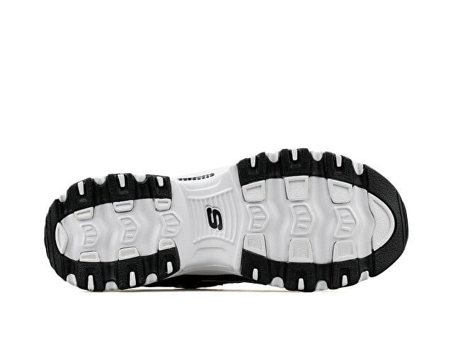 SKECHERS D'LITES MARCH FORWARD Kadın Günlük Ayakkabı 13148-BKW Siyah