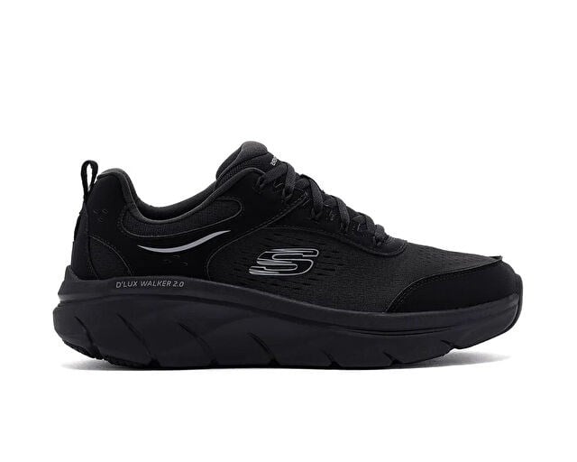 SKECHERS DLUX WALKER 2.0 Erkek Günlük Ayakkabı 232715TK-BBK Siyah