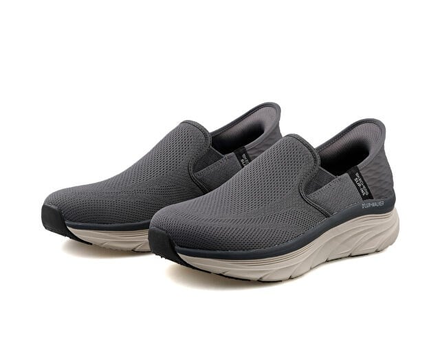 SKECHERS D'LUX WALKER Erkek Günlük Ayakkabı 232455-CHAR Gri