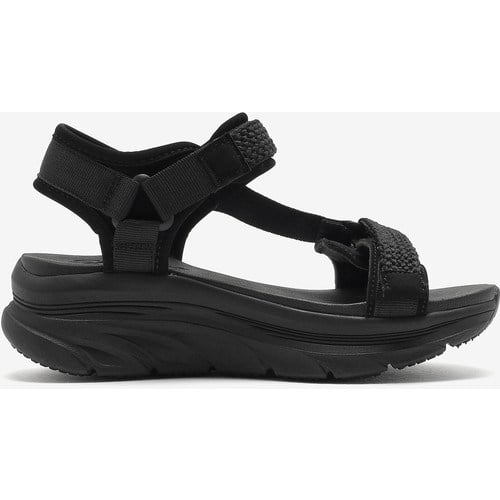 Skechers D'lux Walker - Pretty Field Kadın Siyah Sandalet 119822 Bbk