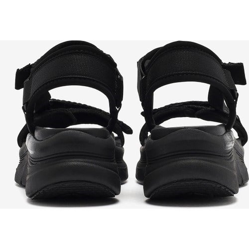 Skechers D'lux Walker - Pretty Field Kadın Siyah Sandalet 119822 Bbk