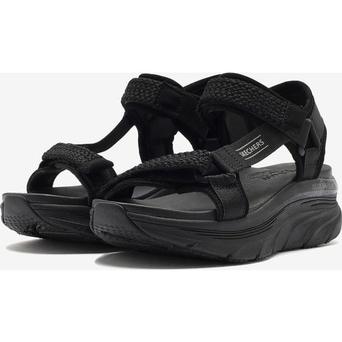 Skechers D'lux Walker - Pretty Field Kadın Siyah Sandalet 119822 Bbk