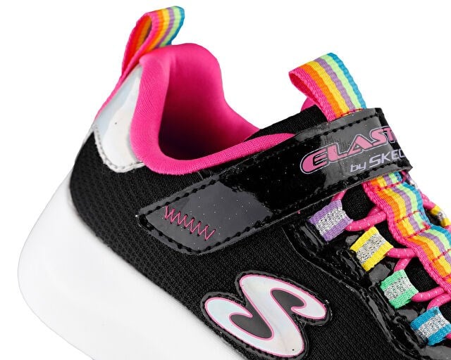 SKECHERS DYNAMIGHT 2.0 ROCKIN' RAINBOW Çocuk Günlük Ayakkabı 302464L-BKMT Siyah