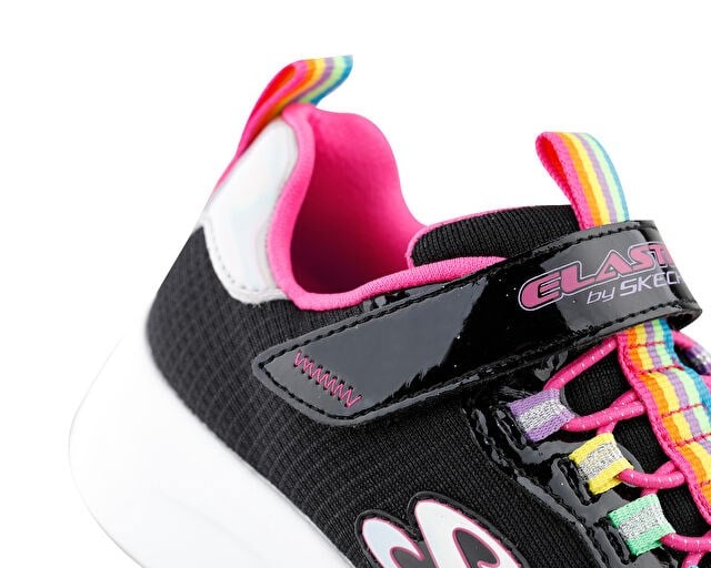 SKECHERS DYNAMIGHT 2.0 ROCKIN' RAINBOW Çocuk Günlük Ayakkabı 302464L-BKMT Siyah