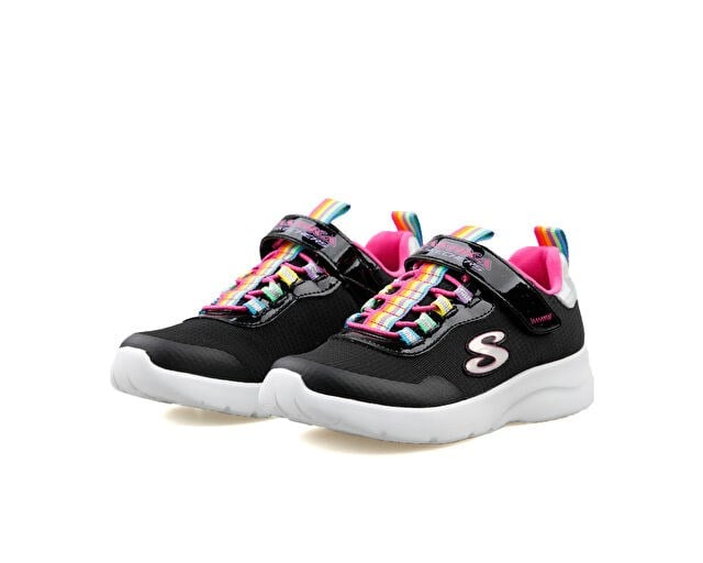 SKECHERS DYNAMIGHT 2.0 ROCKIN' RAINBOW Çocuk Günlük Ayakkabı 302464L-BKMT Siyah