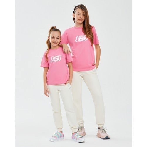 Skechers Essential G Jogger Sweatpant Büyük Kız Çocuk Beyaz Eşofman Altı SK232075-102
