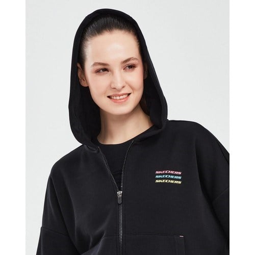 Skechers Essential W Full Zip Hoodie Sweatshirt Kadın  Tam Fermuarlı Sweat