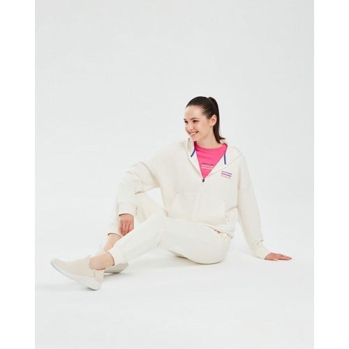 Skechers Essential W Full Zip Hoodie Sweatshirt Kadın Beyaz Sweatshirt S232242-102