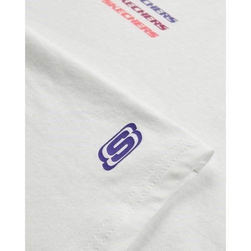 Skechers Essential W Short Sleeve  T-Shirt Kadın Beyaz Tshirt S241006-102