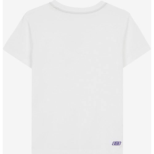 Skechers Essential W Short Sleeve  T-Shirt Kadın Beyaz Tshirt S241006-102