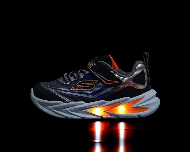 SKECHERS FLEXGLOW ULTRA Çocuk Günlük Işıklı Ayakkabı 400139L-BKSL Siyah