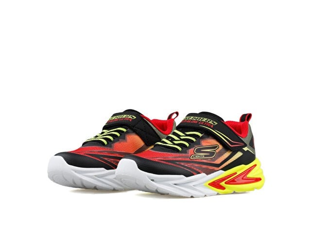 SKECHERS FLEXGLOW ULTRA Çocuk Günlük Işıklı Ayakkabı 400139L-BKRD Siyah