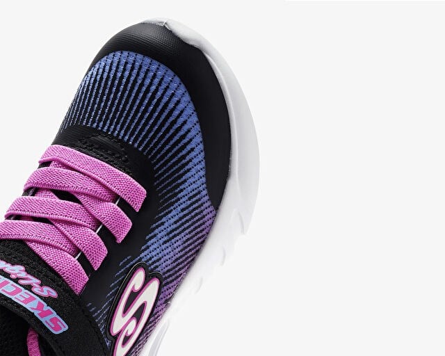SKECHERS FLICKER FLASH - LIGHT TAKEOVER Çocuk Günlük Işıklı Ayakkabı 303704L-BKMT Siyah