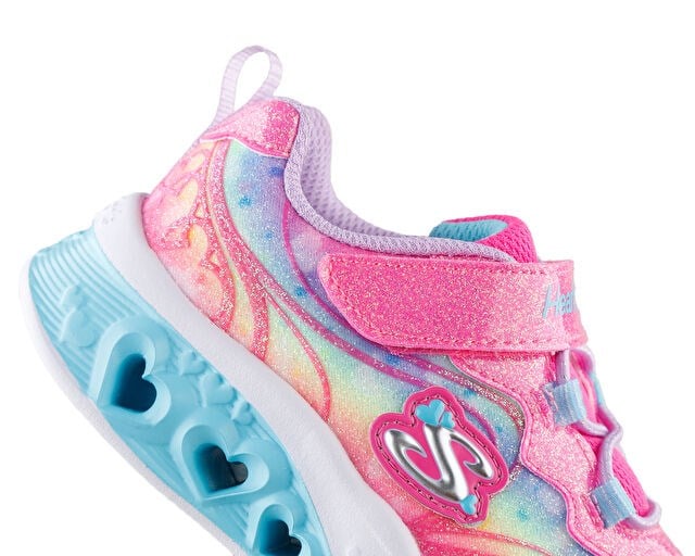 SKECHERS FLUTTER HEART LIGHTS Bebek Günlük Işıklı Ayakkabı 303253N-HPLV Pembe