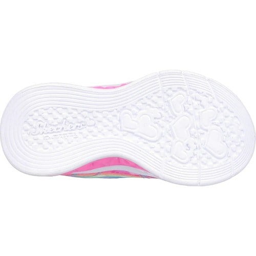 Skechers Flutter Heart Lights - Groovy Swirl Küçük Kız Çocuk Lavanta/Açik Mavi Işıklı Spor Ayakkabı 303253N Lvaq