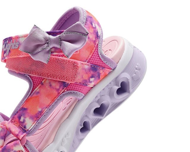 SKECHERS FLUTTER HEARTS SANDAL-BLURRY LOVE Çocuk Günlük Işıklı Sandalet 303110L-PKLV Pembe