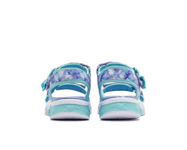 SKECHERS FLUTTER HEARTS SANDAL-BLURRY LOVE Çocuk Günlük Işıklı Sandalet 303110L-LVAQ Mor