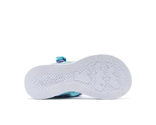 SKECHERS FLUTTER HEARTS SANDAL-BLURRY LOVE Çocuk Günlük Işıklı Sandalet 303110L-LVAQ Mor